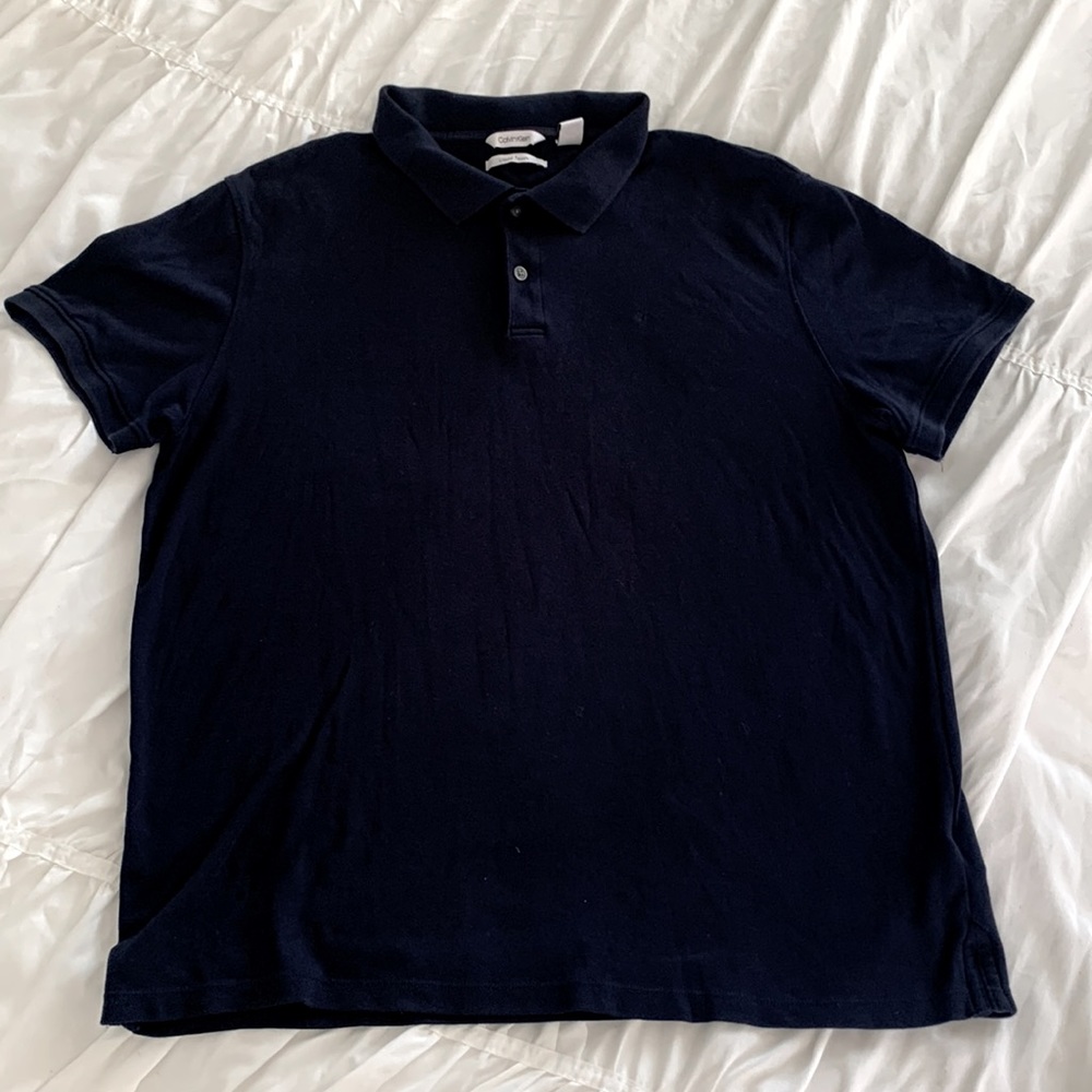 $12 with Bundle: Men’s Calvin Klein Golf Shirt Size Large